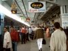 The team leaving the platform at Gulbarga