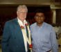 Roger Pawsey arriving - met by Fredrick