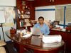Fredrick in his new office