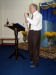 Roger speaking at the English Service