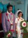 The wedding couple