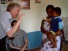 Roger and Simon visit with Pastor Gopi Daniel and family