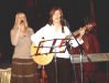 Sabina and Claudia leading worship at the conference