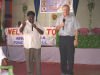 Roger preaching at the conference