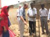 Roger and the team laying the foundation stone of the Fire Gospel Church