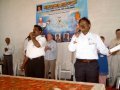 Singers leading the worship
