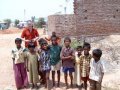 Alan with the children