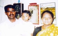 Photograph of Gopi Daniel and his family