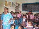 Teacher and class