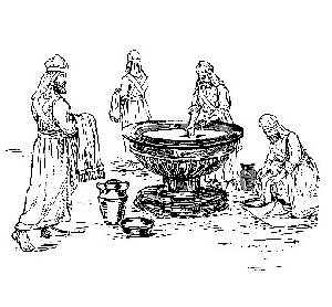 Priests at the Bronze Laver